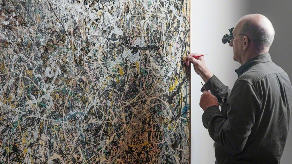 Jackson Pollock’s Number 1. Courtesy of MOCA