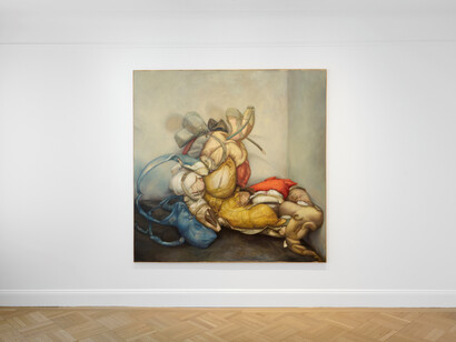 Cesar Santos, Manuscripts, exhibition view. Courtesy of Robilant+Voena