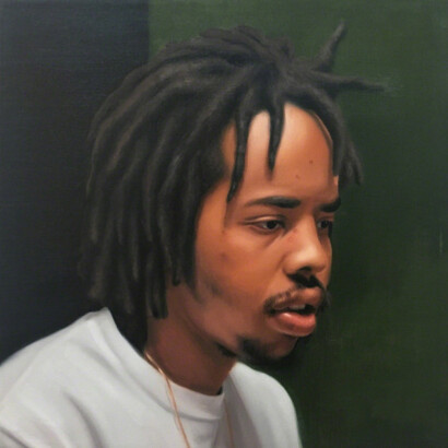 Delfin Finley's. Some Things Never Change. Courtesy of Lora Schlesinger Gallery