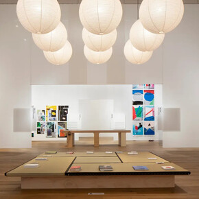 Various artists, Japanese graphic design today, exhibition view. Courtesy of Museum für Gestaltung