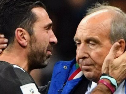 L'abbraccio fra Buffon e Ventura