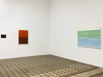 Silvia Bächli, Lines are telling stories, exhibition view. Courtesy of Galleria Raffaella Cortese 