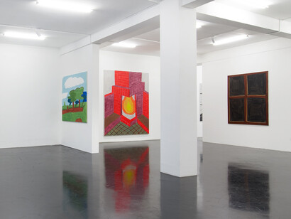 Johannes Herrmann, Under the same sky, exhibition view. Courtesy of Galerie Nagel Draxler 