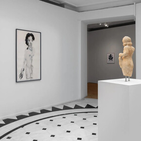 Marlene Dumas, Cycladic blues, installation shot. Courtesy of the Museum of Cycladic Art. Photo by Paris Tavitian © Museum of Cycladic Art