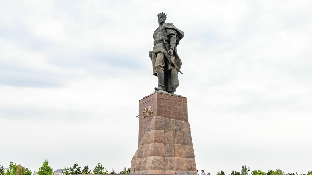Monument to Amir Timur: Kashkadarya region, Shahrisabz, Uzbekistan