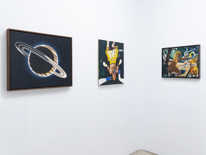 Installation View, Kids Without the Internet, 2023. Courtesy of Massey Klein Gallery