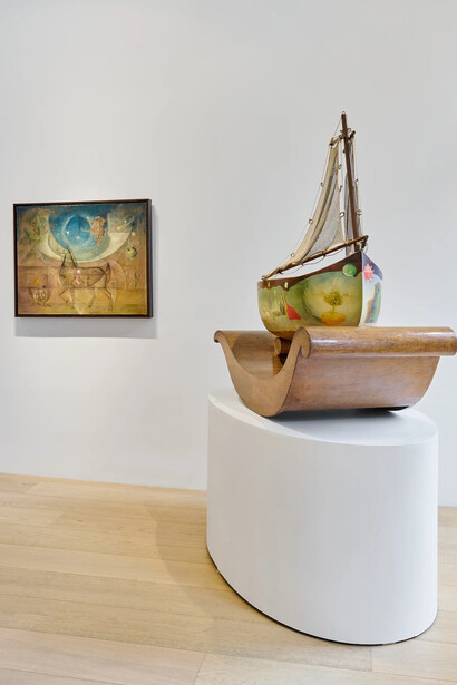 Leonora Carrington, Mythopoesis, exhibition view. Courtesy of Gallery Wendi Norris