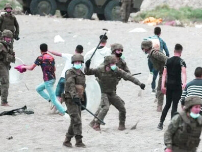 Recepción a migrantes, 2024, Ceuta, España