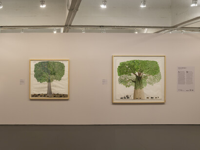 Abel Rodríguez—Mogaje Guihu, The tree of life and abundance, exhibition view. Courtesy of MASP 