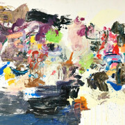 Melanie Parke, Train Reaction, 2016. Courtesy of Susan Eley Fine Art