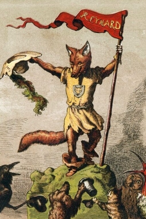 La volpe Reynard, disegnata da Ernest Henry Griset, da un libro per bambini pubblicato nel 1869. Reynard la volpe sconfigge i potenti con l’astuzia