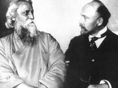 Hermann Keyserling e Rabindranath Tagore