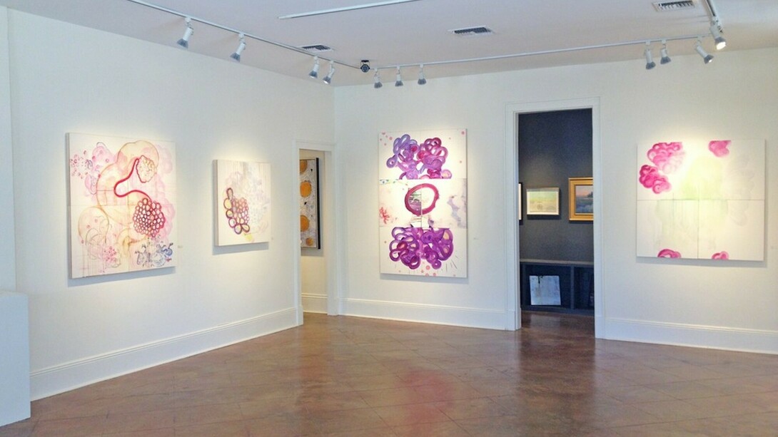 Shawn Hall, Exhibition view. Courtesy of Cole Pratt Gallery