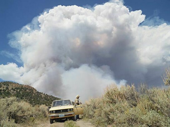 Lucas Foglia, George Chasing Wildfires, Eureka, Nevada 2012, © Lucas Foglia
