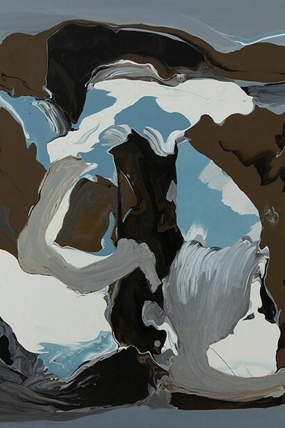 Rezi van Lankveld, Seascape, Soft Wood, 2013, Oil on canvas, 120 x 120 cm