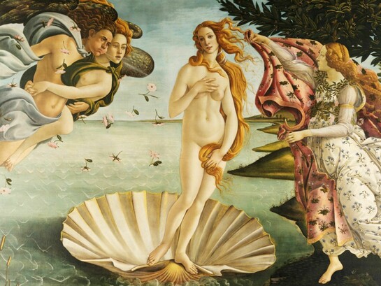 El nacimiento de Venus, Sandro Botticelli, c. 1485. Más allá del mito clásico, la obra encarna la dimensión de la libido y la pulsión sexual desvinculada de la procreación biológica