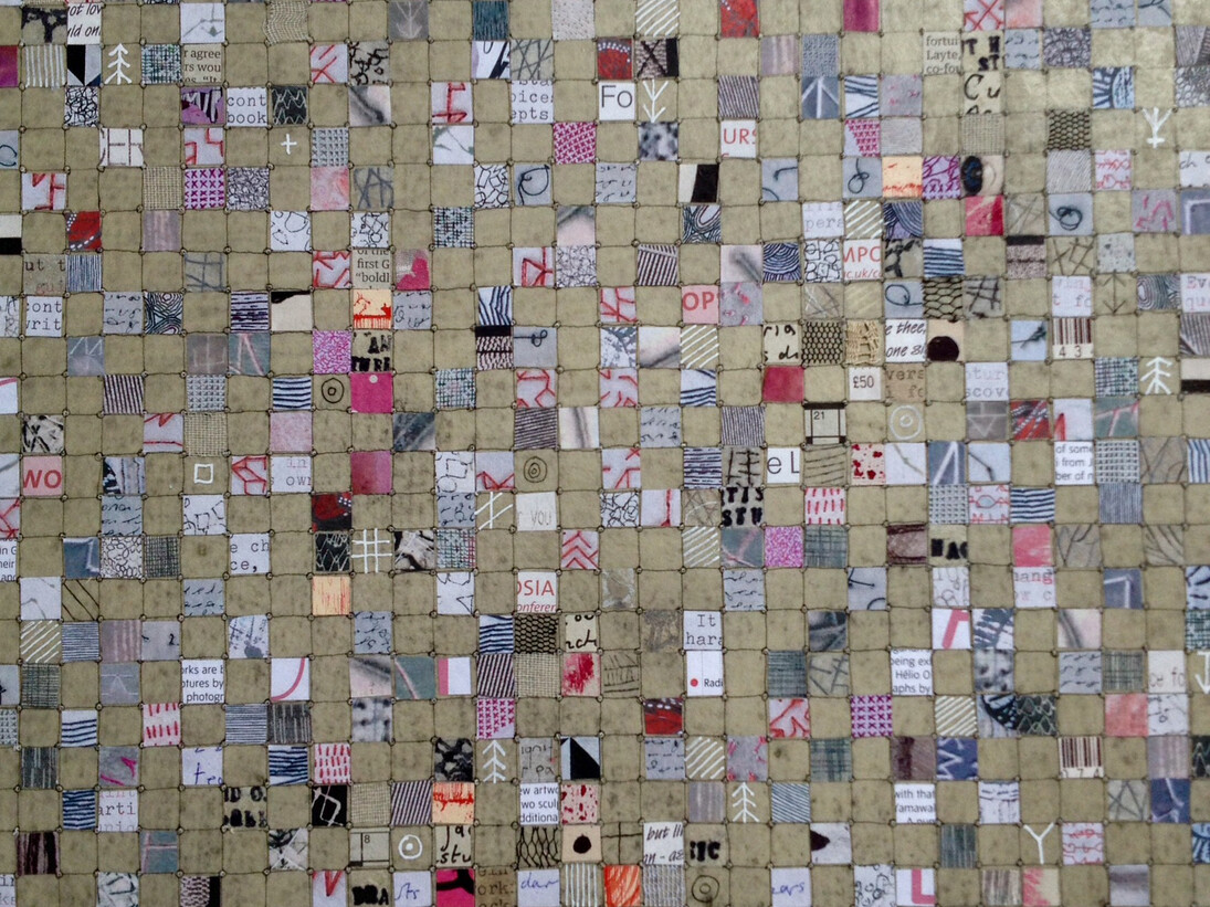 Hilary Ellis, Sampler, 2015 (detail)