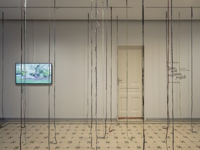 Eşref Yıldırım, It rained heavily that day, exhibition view. Courtesy of Zilberman Gallery