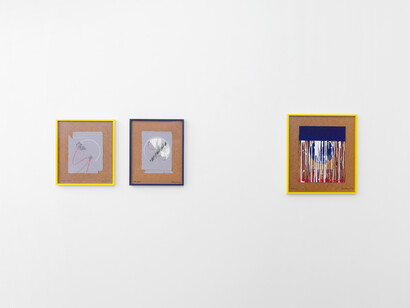 Dorothea Rockburne, exhibition view. Courtesy of Ceysson and Bénétière Gallery