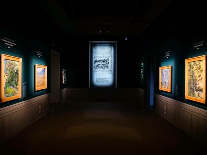 A letter from Van Gogh in the exhibition