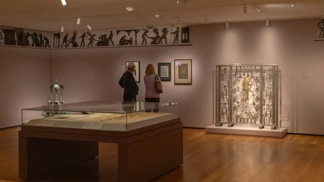 Rose iron works and art deco, exhibition view. Courtesy of Cleveland Museum of Art