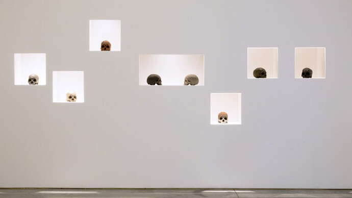 Tom Phillips, Exhibition view. Courtesy of Flowers