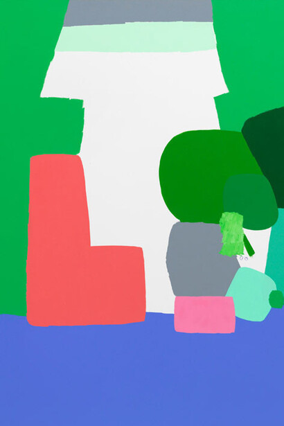 Federico Herrero Untitled, 2014 Acrylic and mixed media on canvas, 200 x 150 cm (78 3/4 x 59 in) © Federico Herrero - Photo: Achim Kukulies, Düsseldorf. Courtesy of the artist and Sies + Höke, Düsseldorf