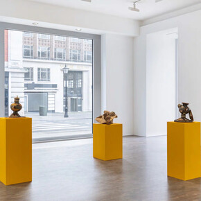 Acaye Kerunen, Neena, aan uthii, exhibition view. Courtesy of Pace Gallery