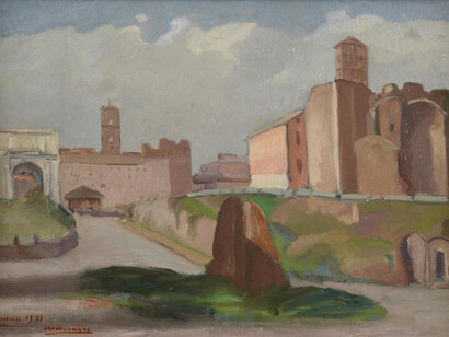 Orazio Amato, La Meta Sudante, 1933, Museo di Roma in Trastevere