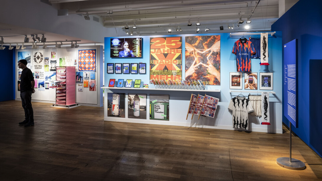 Various artists, Young graphic design Switzerland!, exhibition view. Courtesy of Museum für Gestaltung