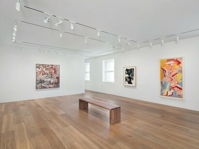 Zao Wou-Ki, Exhibition view. Courtesy of Lévy Gorvy