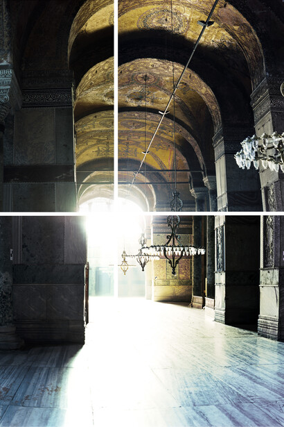 Ola Kolehmainen Hagia Sophia year 537 IV (detail), 2014, C print, Edition of 4 228 x 180 cm or Edition of 5 155 x 122 cm