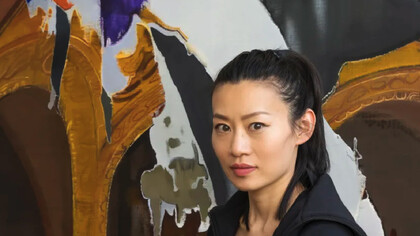 Retrato de Han Bing en Thaddeus Ropac, Paris, 2022