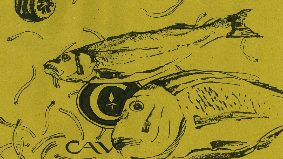 Marco Di Giovanni, L’infinito commestibile, 2014-2015, inchiostro su carta alimentare
