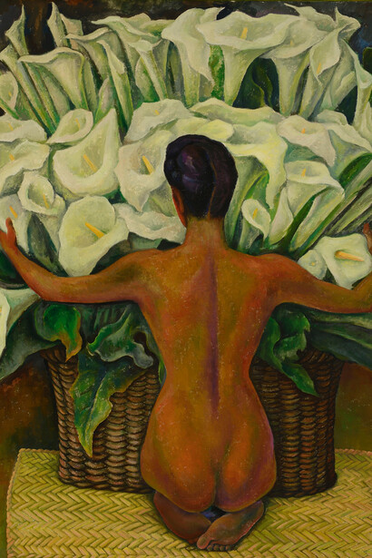 Diego Rivera, Nude with calla lilies (detail), 1944. Courtesy of the National Gallery of Canada