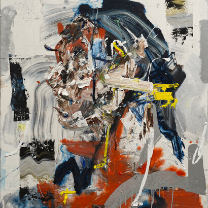 John Copeland_Invisible Smoke, 2018, Oil on canvas, 92x81cm. 