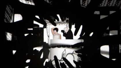 Escena de la aclamada producción de «La flauta mágica», inspirada en el cine mudo, del director de escena Barrie Kosky