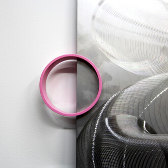 Untitled 1( 1290 X 960 304 stainless steel panel, detail, Mark Davey 2015, Stainless steel, painted steel, aluminum
129 cm x 96 cm. Courtesy of the artist and The RYDER Projects, London, 