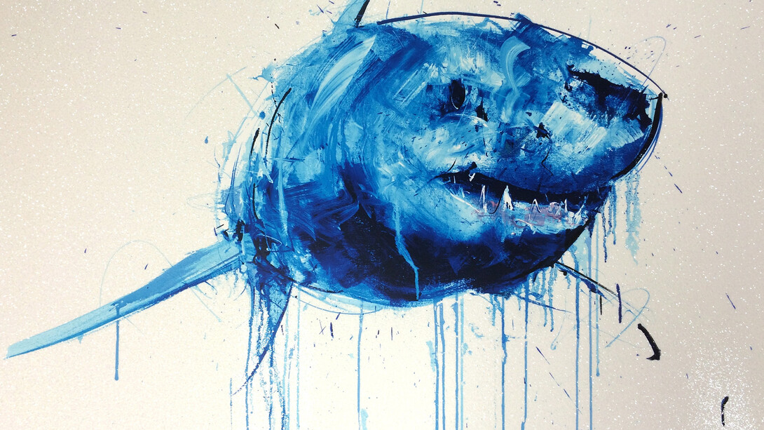 Dave White, Apex Diamond Dust, 15 Colour Silkscreen with Varnish and White Diamond Dust Background on Somerset Satin White 410 gsm with a Deckled Edge, 2014