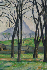 Paul Cezanne; Castaños en Jas de Bouffan, c. 1885-1886, Minneapolis Museum of Art, EE. UU.
