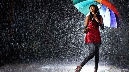 Paseando bajo la lluvia