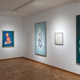 Latifa Toujani, Latifa, pionnière aussi! Vue de l’exposition. Avec l’aimable autorisation de la Comptoir des Mines Galerie