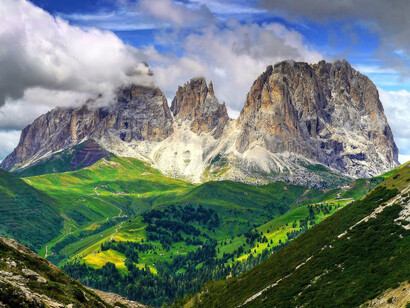 Una vista sulle Dolomiti