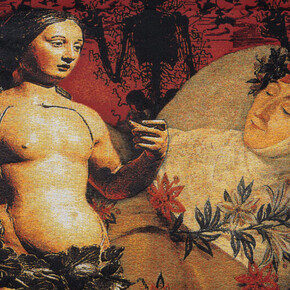 Amalia Mesa-Bains, Sleeping nun in Venus envy chapter III: Cihuatlampa, the place of the giant women,
1997-2024. Courtesy of Rena Bransten Gallery