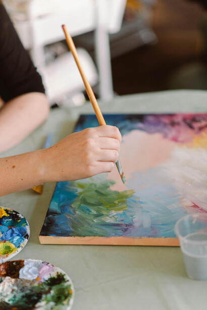 Les conté mis imágenes y conceptos: una planta de poroto, una espiral en ascenso, los opuestos, la tierra y el aire, la materia abajo y las ideas en el cielo