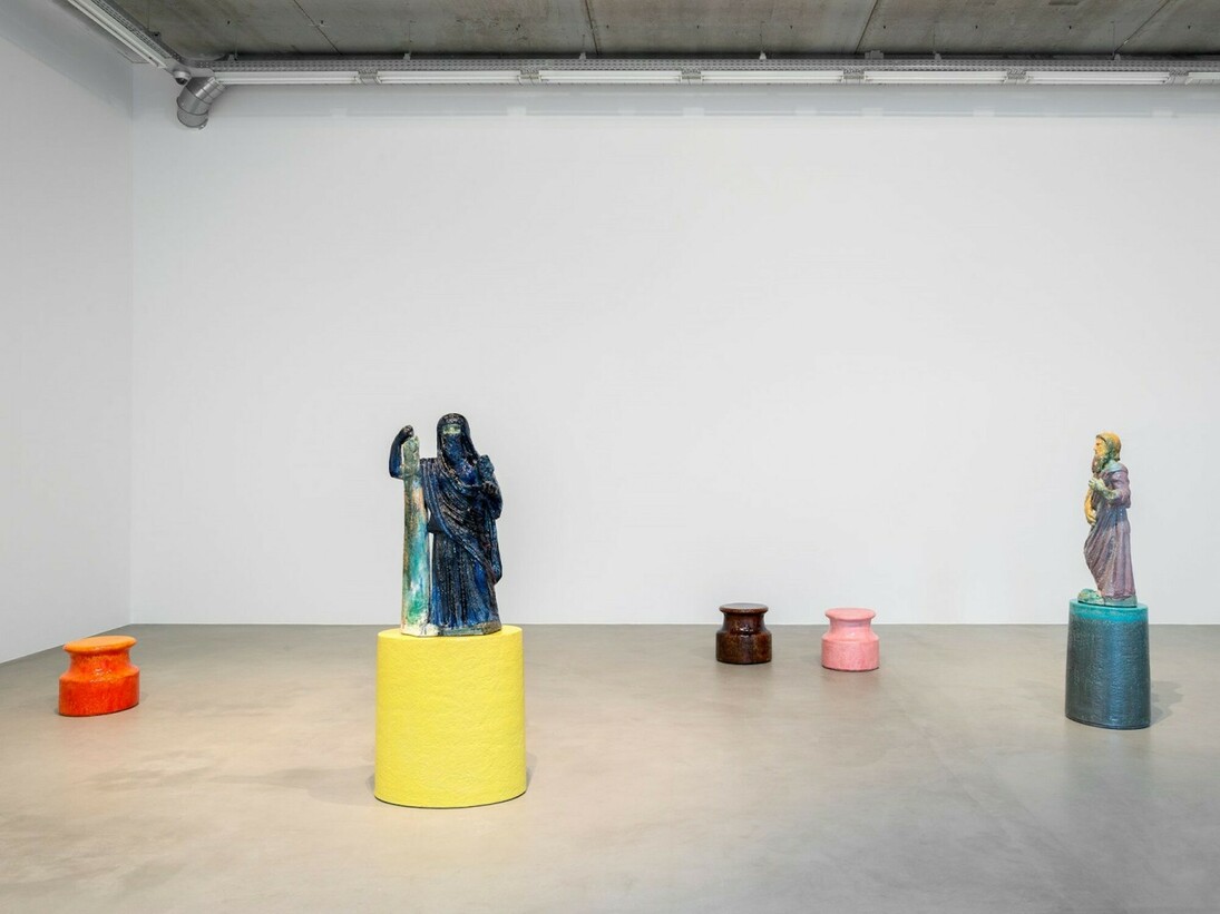 Johan Creten, Exhibition view. Courtesy of Almine Rech Gallery
