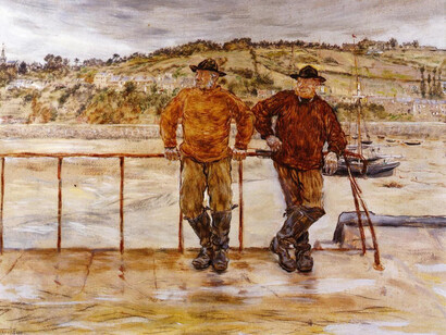 Jean-François Raffaelli, Pescadores en Jesey