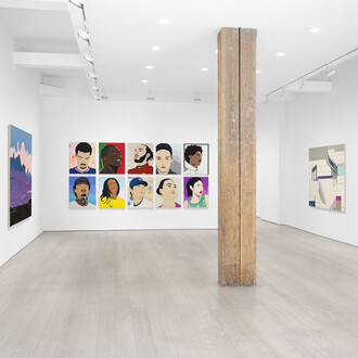 Brian Alfred, Plus ultra, exhibition view. Courtesy of Miles McEnery Gallery