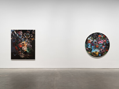 Marc Dennis, I’m happy you’re here, exhibition view. Courtesy of Harper’s Gallery