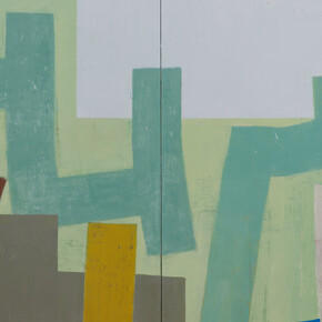 Joseph Goody, Pale Slow Green, 2017, oil on canvas, courtesy of Cob Gallery